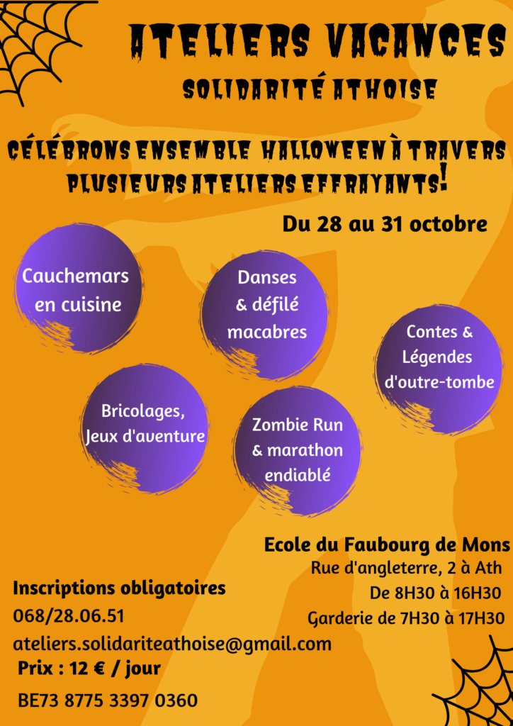 stages toussaint enfants halloween ath